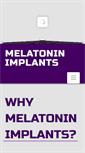 Mobile Screenshot of melatoninimplants.com